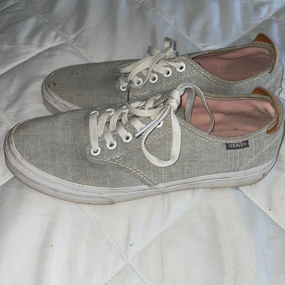 Lightly worn gray vans